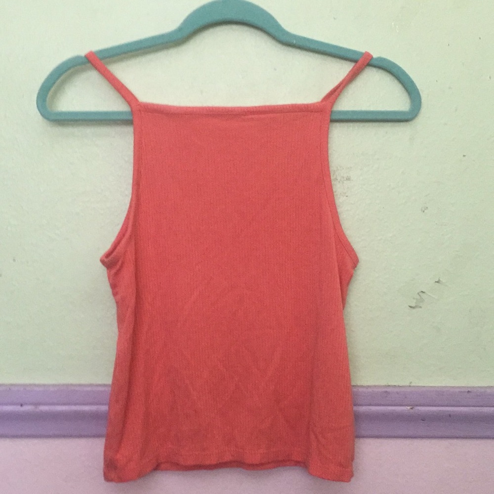Salmon Colored Crop Top